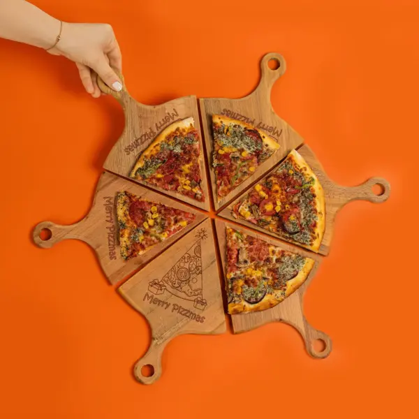 Design Exclusivo Bandeja para Servir Pizza - Imagem 4