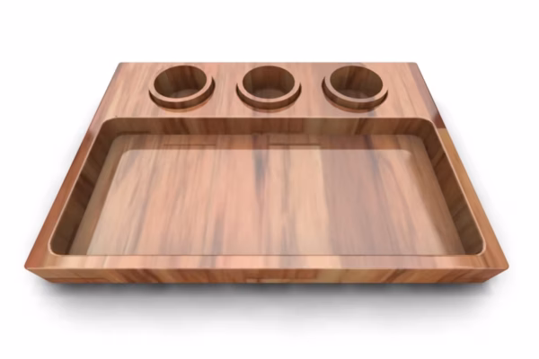 4 Modelos Exclusivos de Bandeja de Servir – Para CNC e Marcenaria - Imagem 9